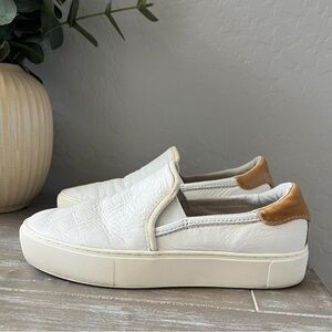 UGG White and Tan Women's Sneakers